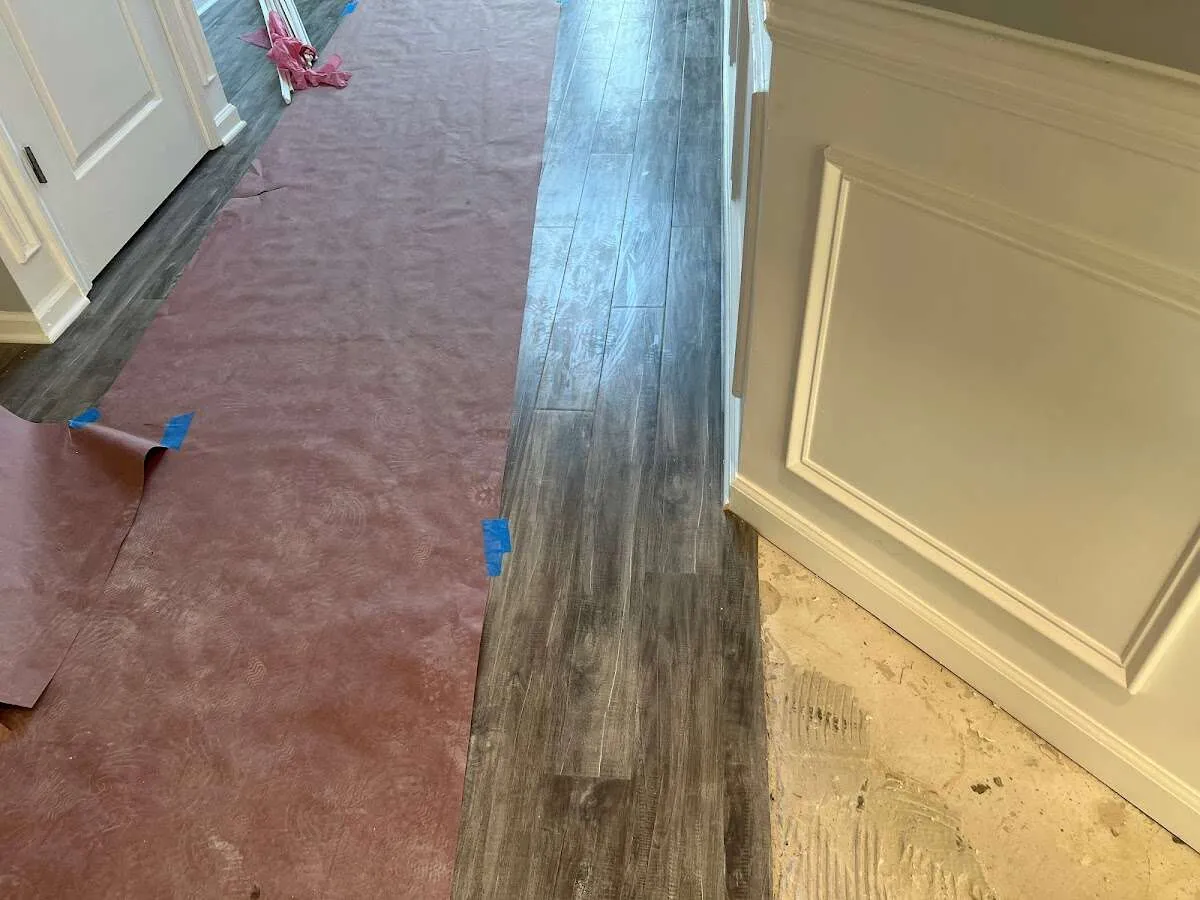 Completed marble shower restoration in Geneva